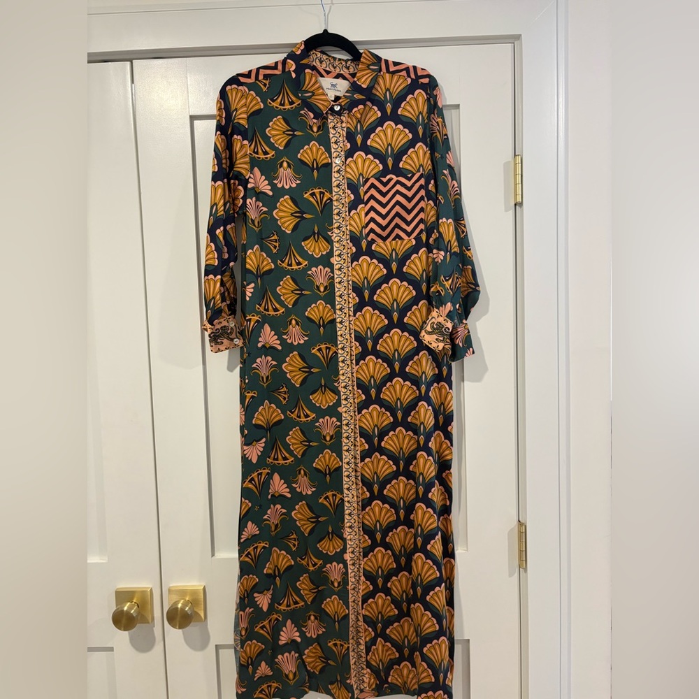 Printfresh Cocktail Hour Marianne Shirt Dress Gemstone